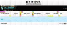 Tablet Screenshot of m.diadelamusica.com